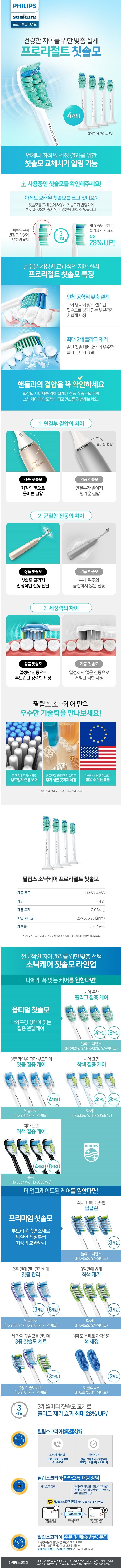 소닉케어 프로리절트 칫솔모 HX6014상세.JPG